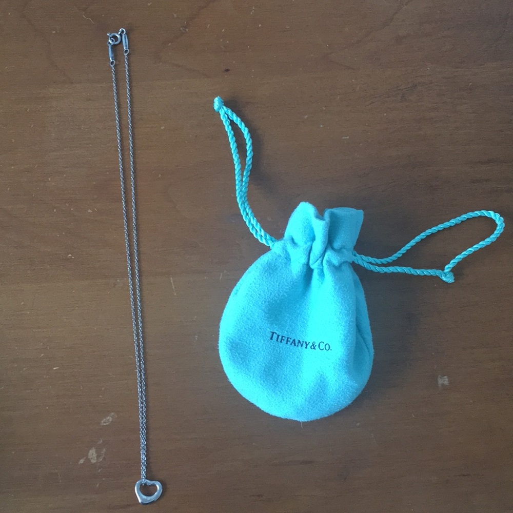 Tiffany Elsa Peretti heart necklace